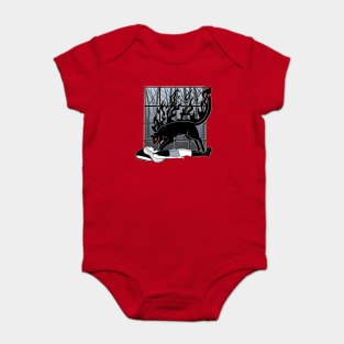 Fred the Sleep Paralysis Demon Cat Baby Bodysuit